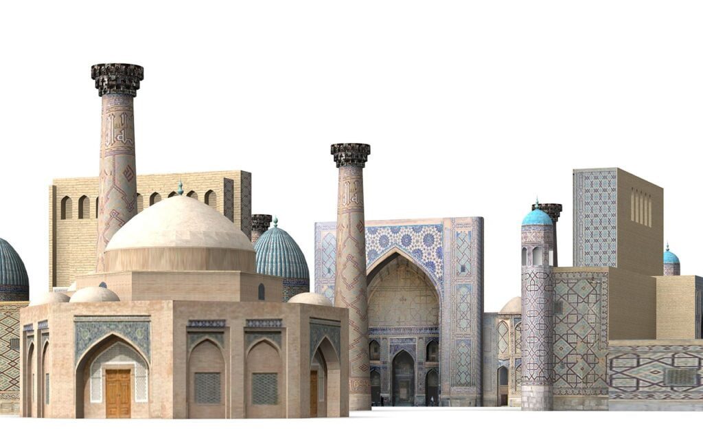 registan square, palace, samarkand